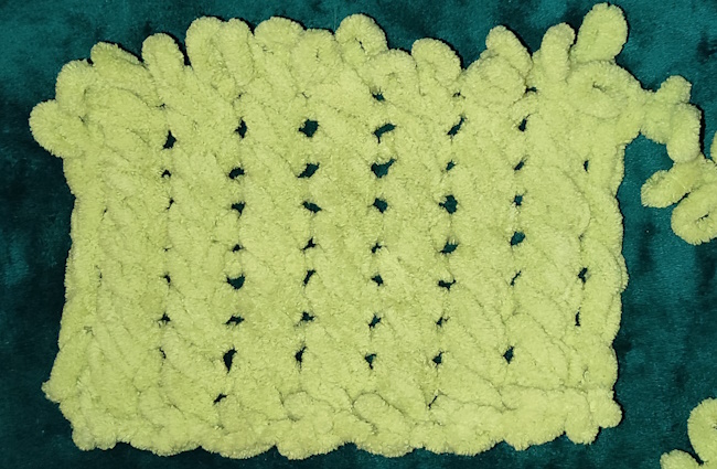 Візерунок Колоски з пряжі Alize Puffy