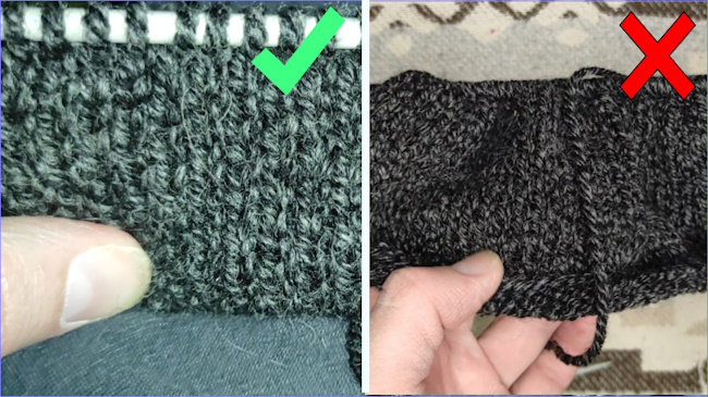 Подвійна гумка з лицьової гладі